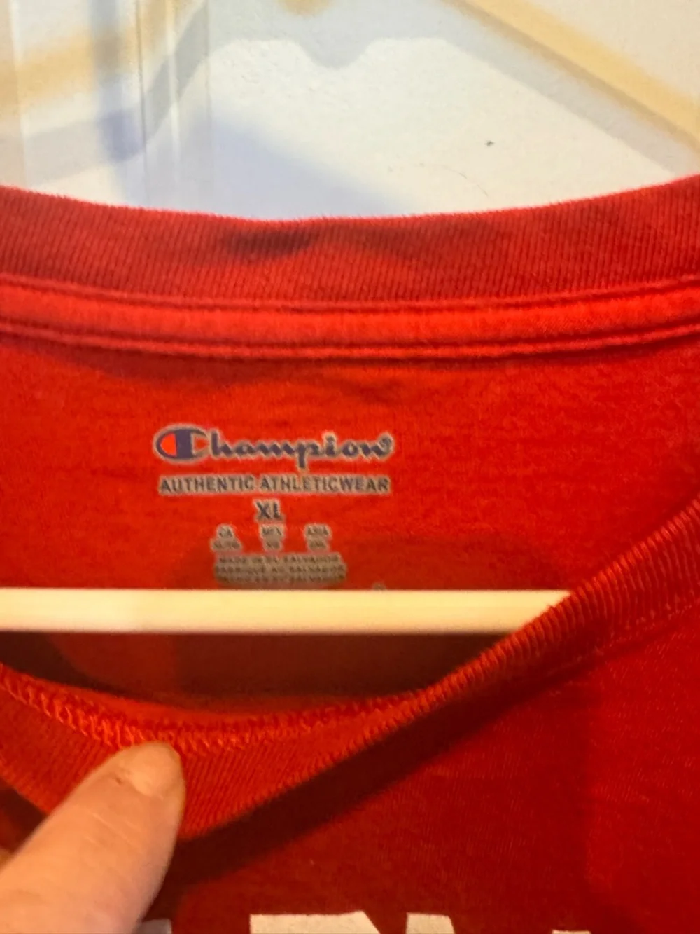 Champion Red Chapman University Graphic Tee - Picture 3 of 5